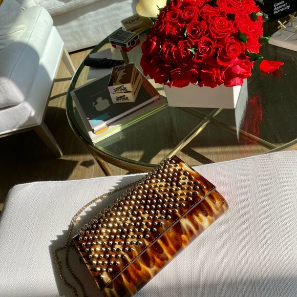 Christian Louboutin limited edition tortoise shell design with gold spikes - Picture 6 of 6